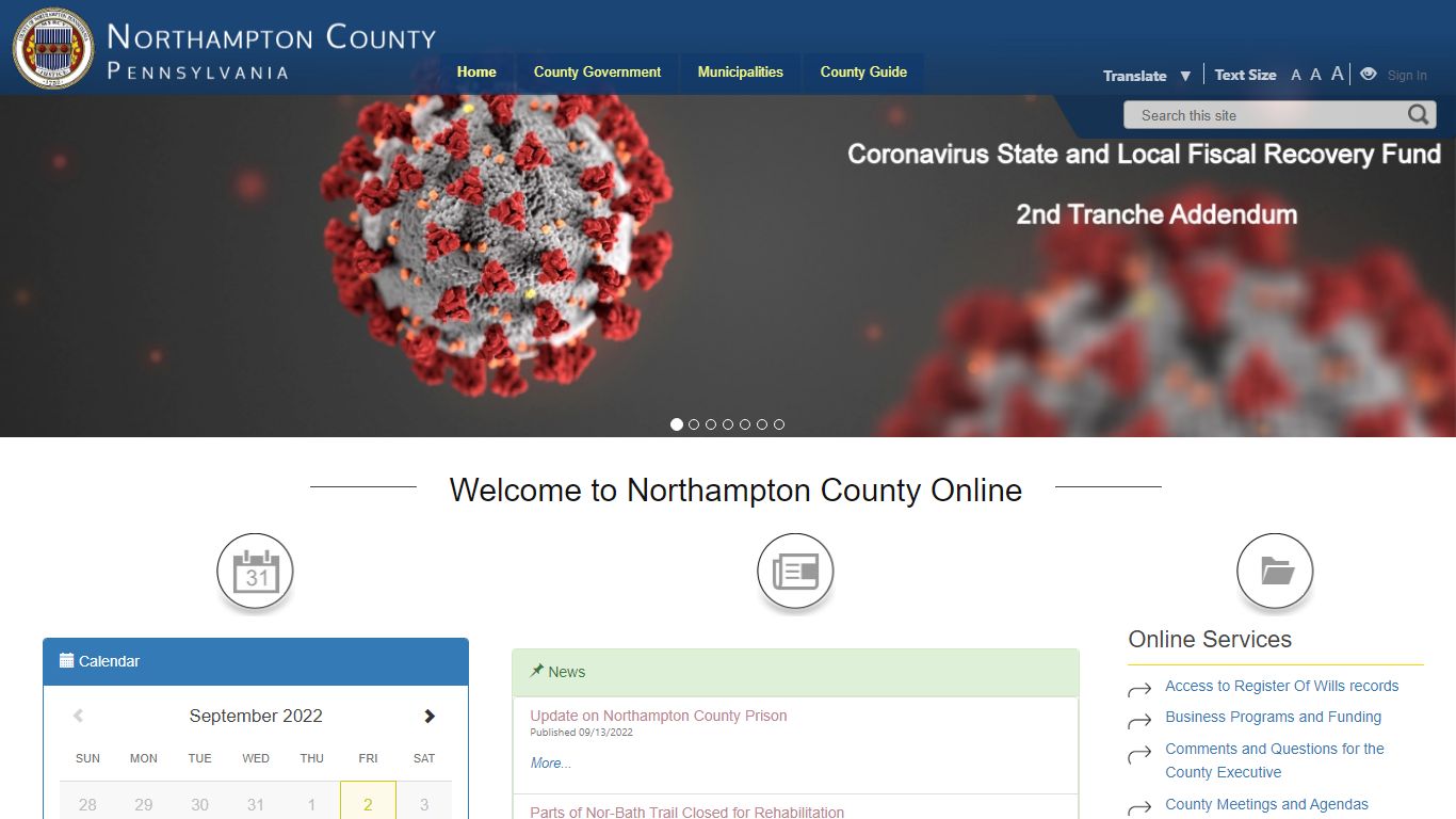 Northampton County - Home Page